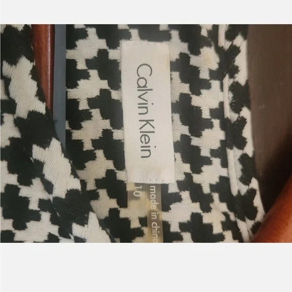Chic Calvin Klein Houndstooth Sleeveless Dress - Picture 8 of 9